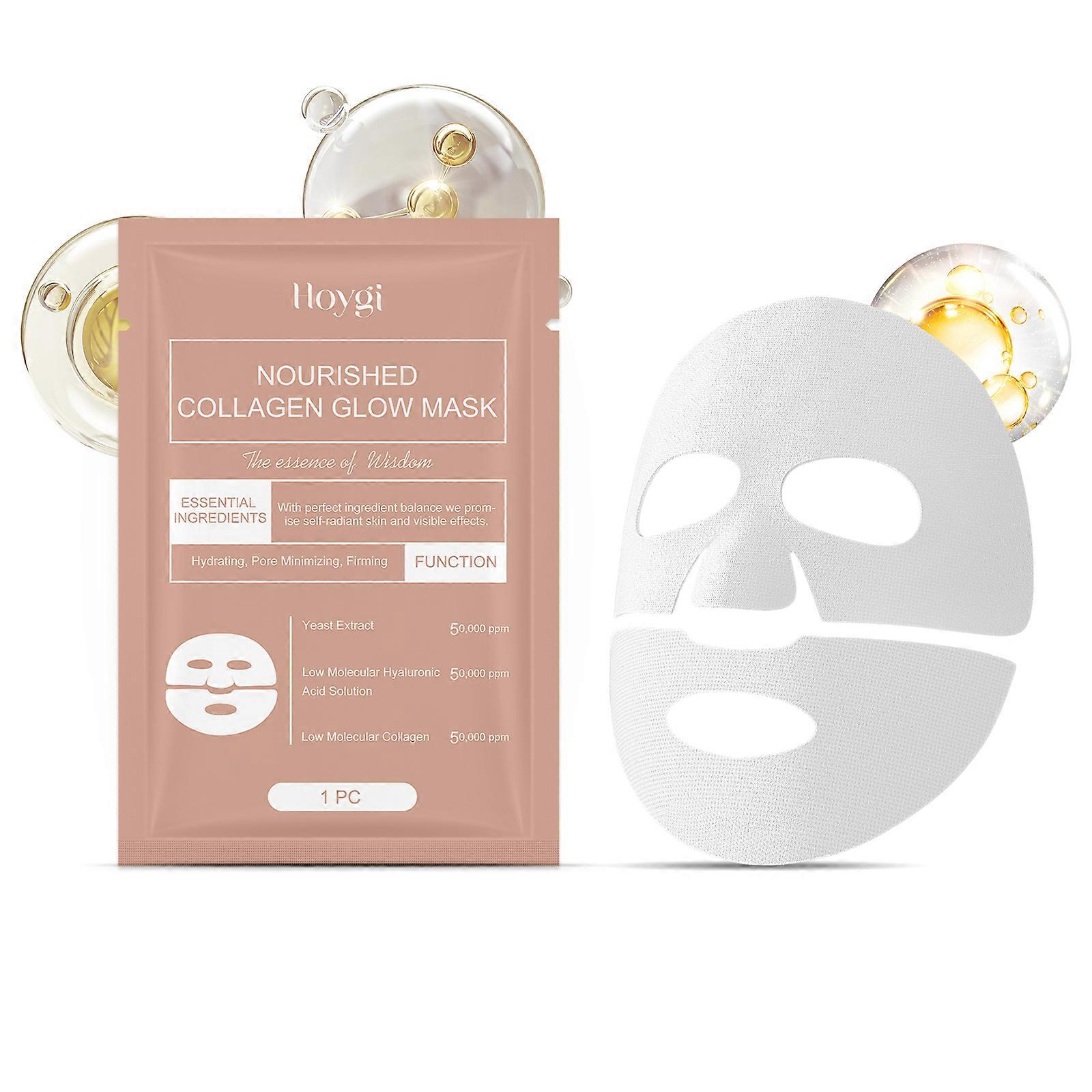 Hoygi Collagen Moisturizing Mask, Deep Moisturizing And Smooth Muscle Bottom To Improve Dry Rough Skin