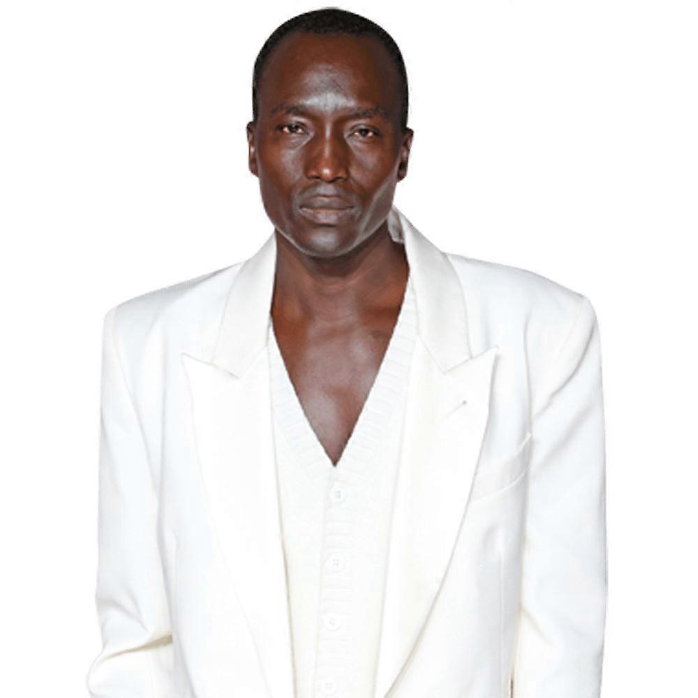 Dennis Okwera (White Suit) Half Body Buddy Cutout