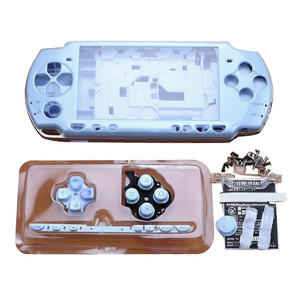 For PSP2000 Game Console Shell Case Professional Protection Shell Cover Set Replacement with Button Kit Accessories C