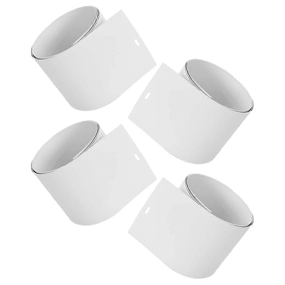 MLINS 4pcs White Vertical Blind Replacement Slats PVC Window Blind Parts for Sliding Glass Window