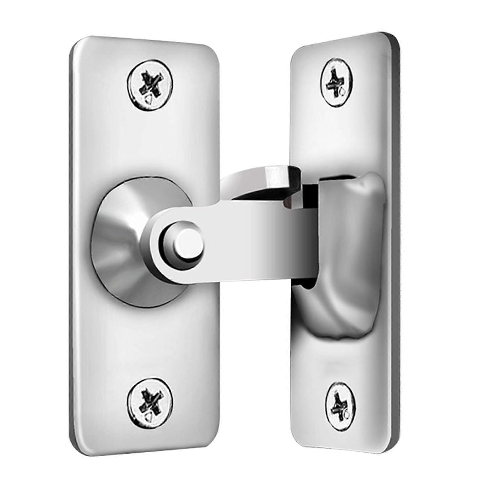 Stainless Steel Right Angle Hasp Latch for Sliding Door and Cabinet Secure Lock