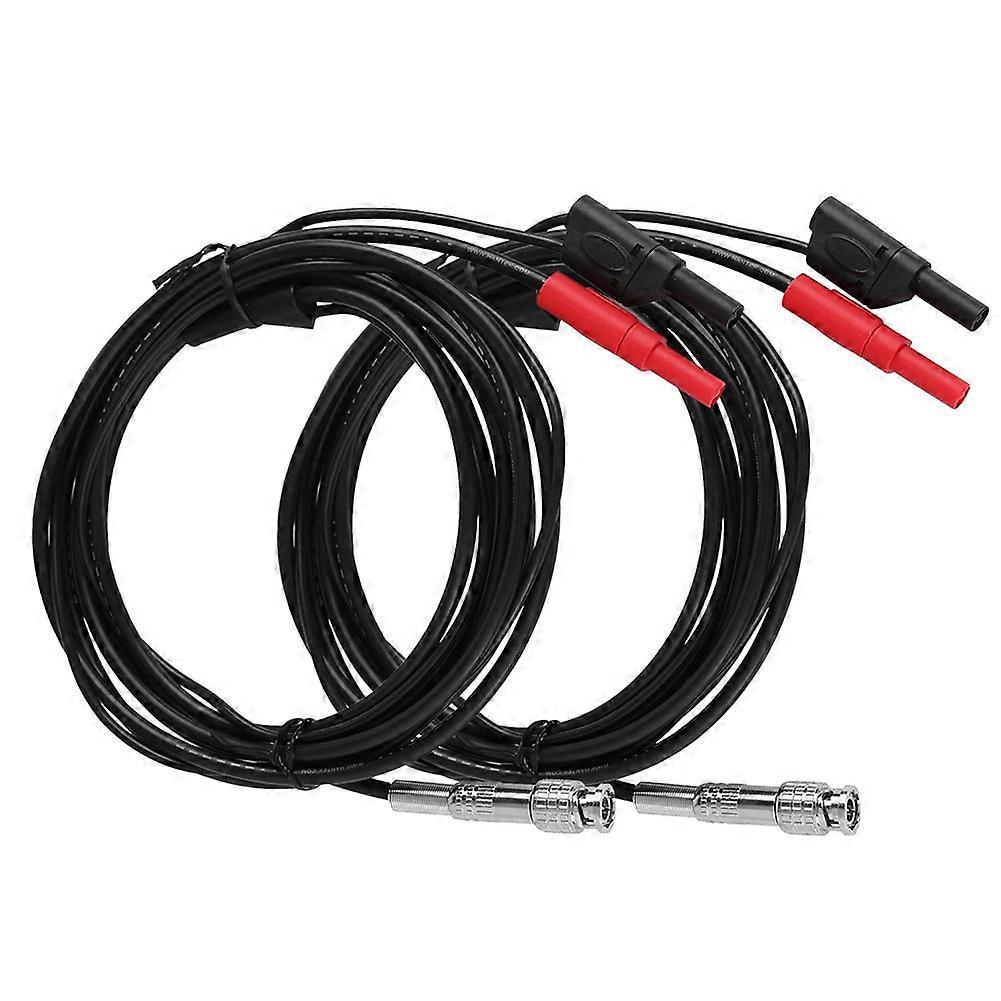 HT30A 2PCS Set Auto Test Leads BNC to Bananan Adapter Leads Oscilloscope Accessory, DSO3064/1008C Automotive Inspection