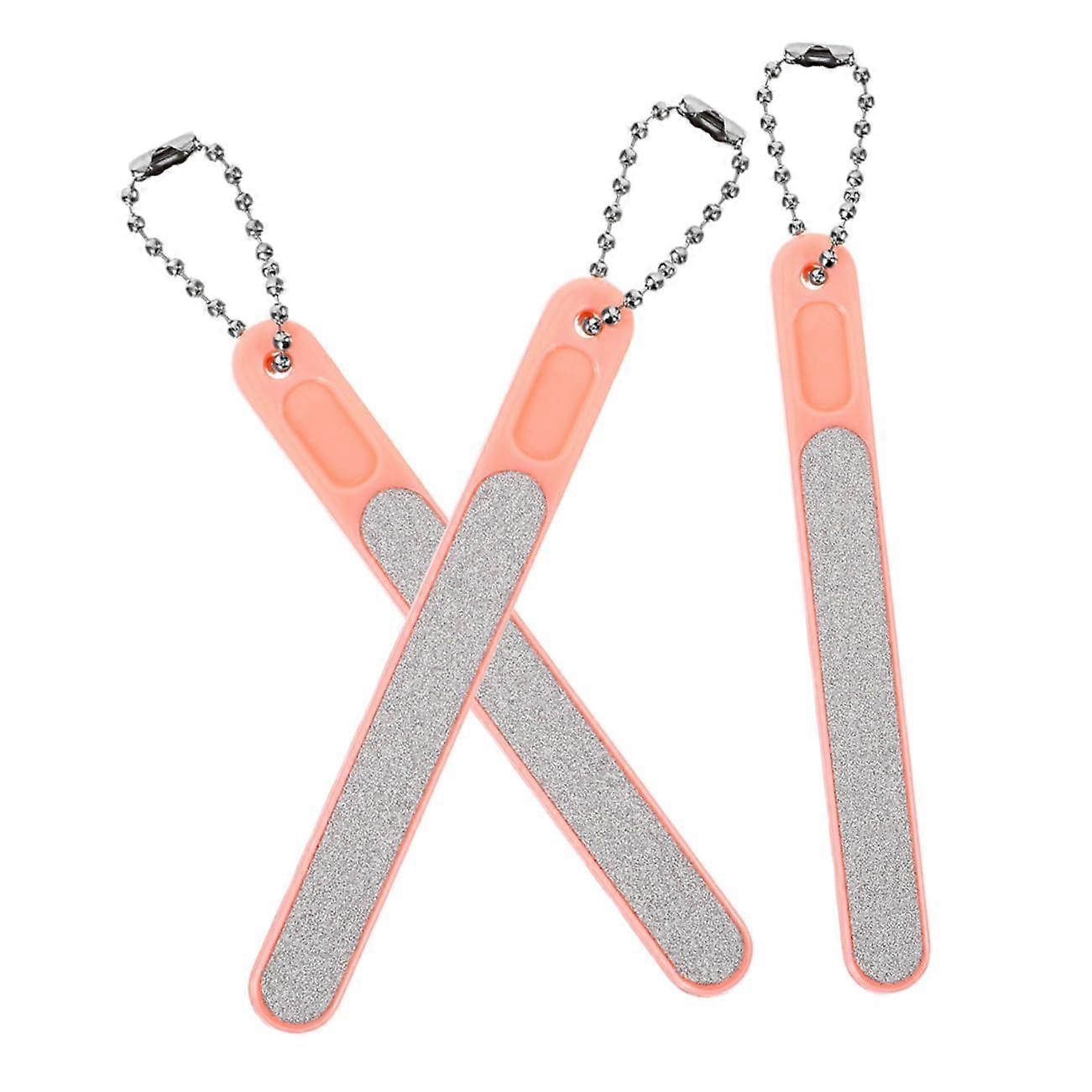 Professional Nail File and Buffer Set 3pcs Durable Abrasive for Precise Manicure Pedicure Salon