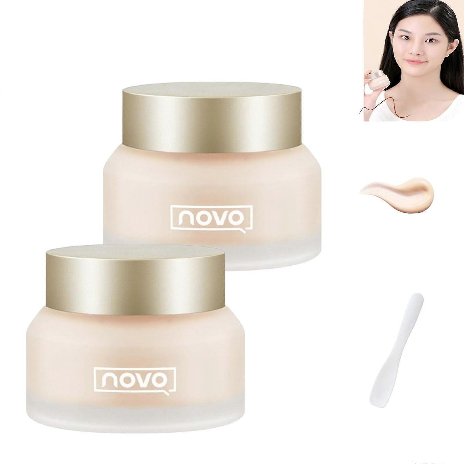Liquid Foundation and Concealer 2PCS Set, Waterproof Long Lasting Full Coverage Moisturizing Ivory