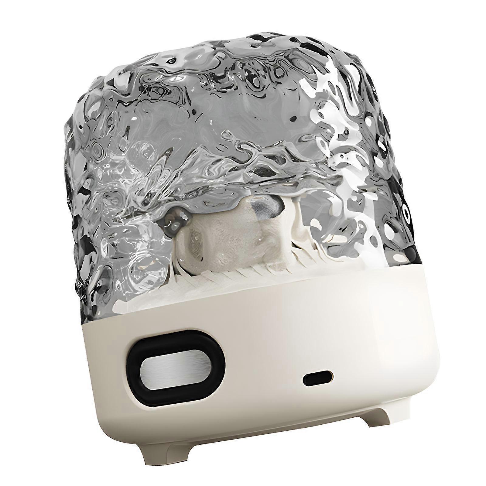 Water Ripples Effect Bluetooth-compatible Speaker Featuring Bluetooth-compatible 5.3 Technology and Mood Lighting Control Multicolor