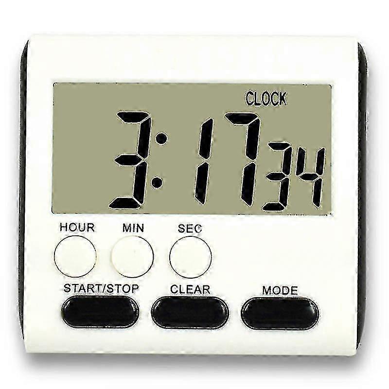 Multifunksjonell cooking timer 24 timer lcd digital skjerm count-down klokke