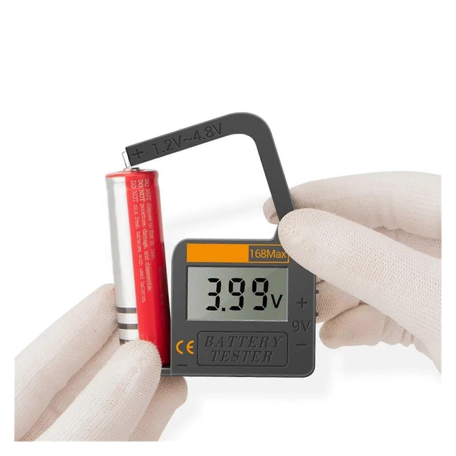 Universal Digital Battery Tester for AAA AA C D 9V with LCD Display Capacity Analyzer