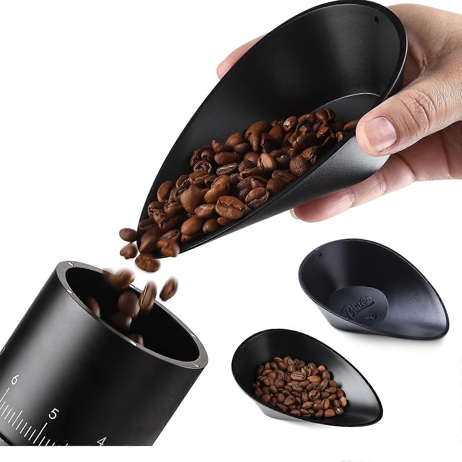 Coffee Dosing Cup 2 Pack for Espresso, ABS Coffee Bean Measuring Bowls with Smooth Precision Pouring