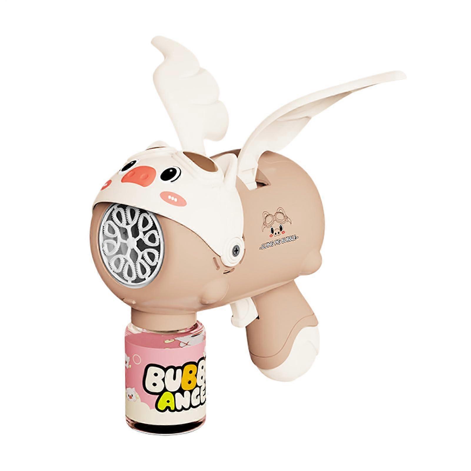 Bubble Machine Flying Pig Automatic Bubble Maker for Kids Birthday Party and Outdoor Fun