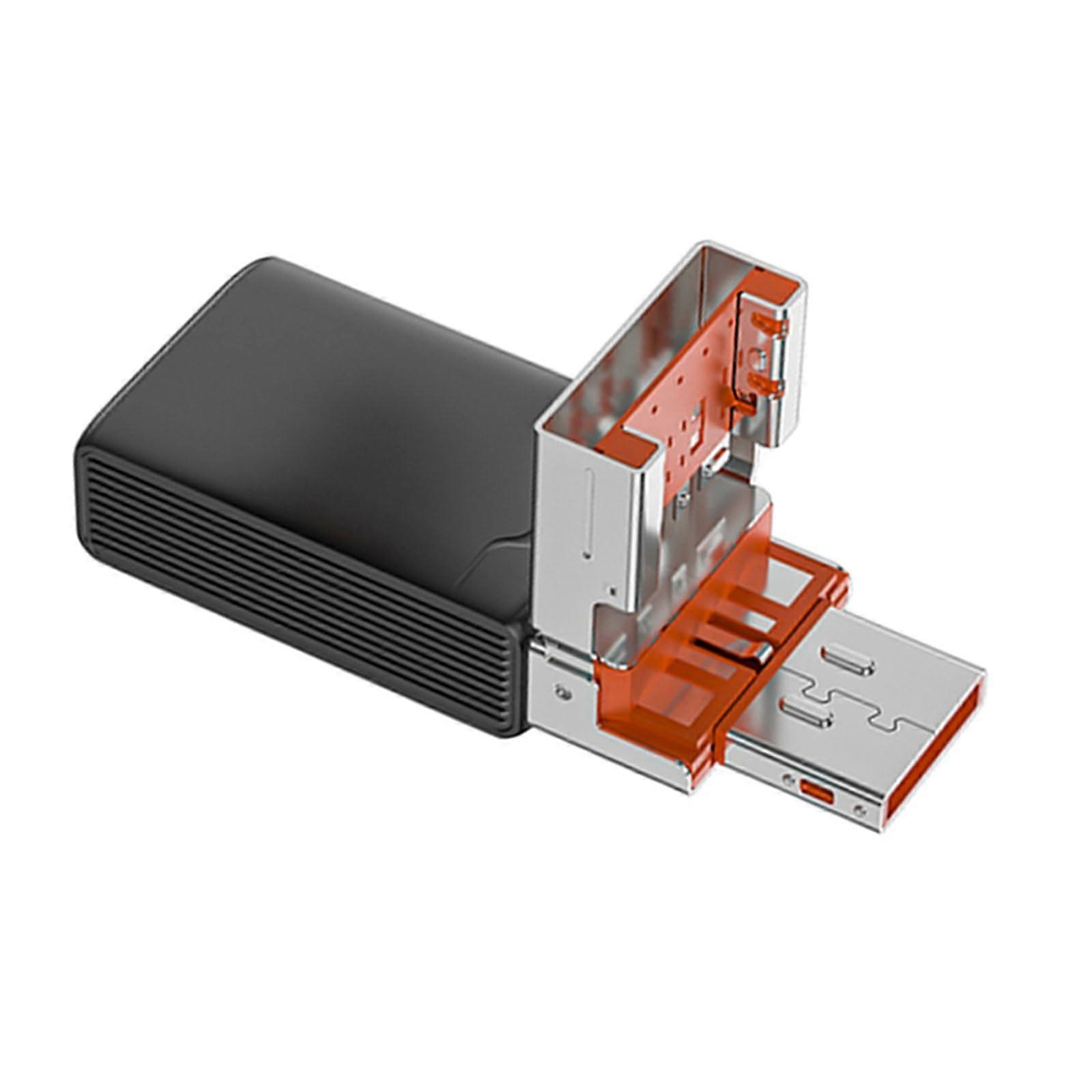 USB C Card Reader  Speed Type C MicroSD Adapter for Laptop Tablet Photographers Black