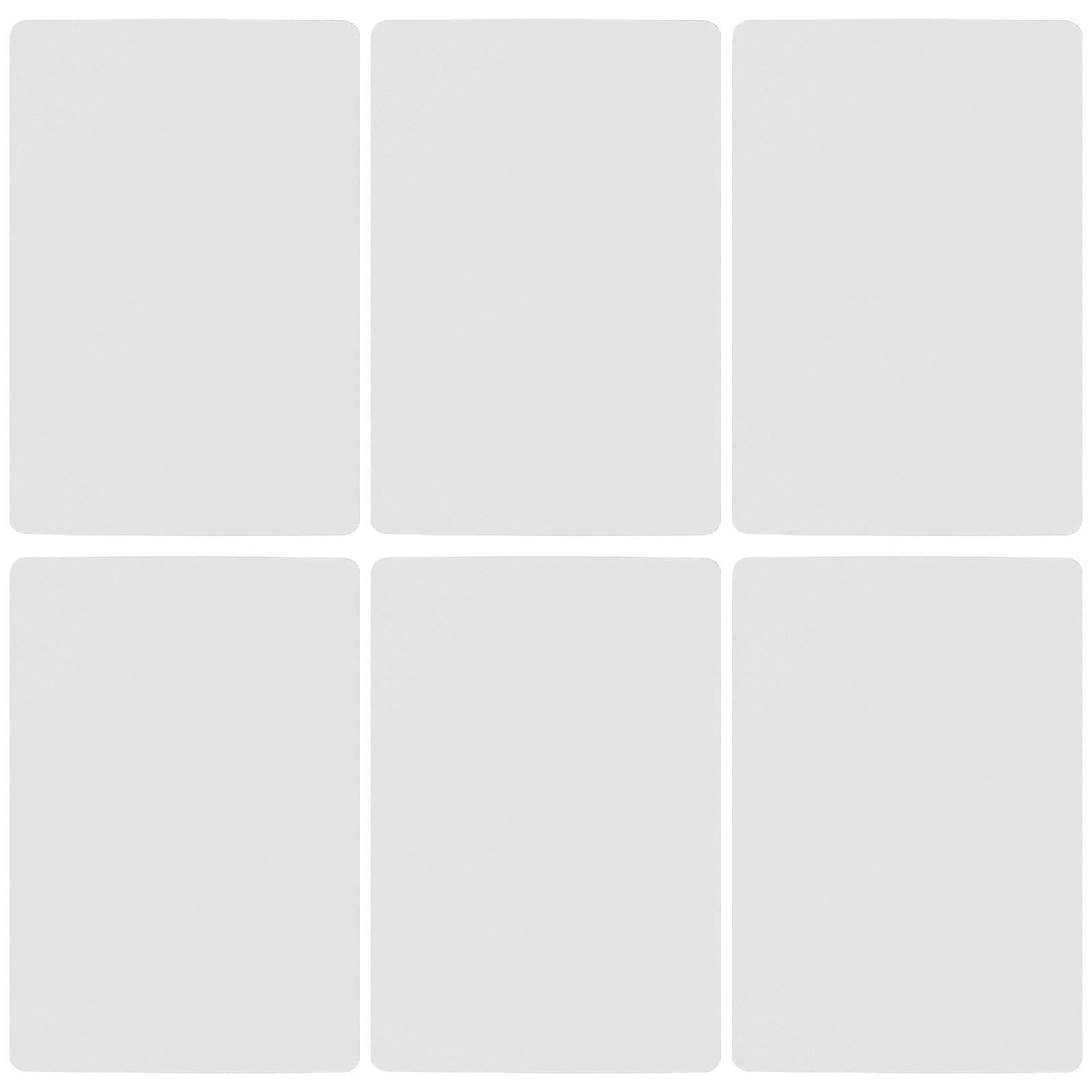 Refrigerator Liners PVC Table Mat for Home Use 6Pcs Transparent Shelf Protectors