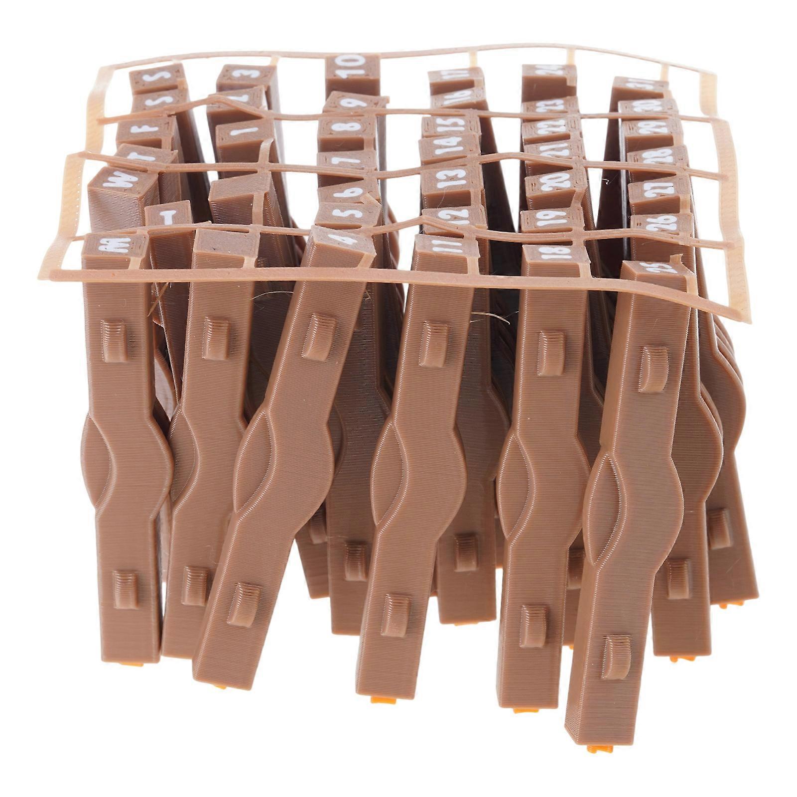 Quality Plastic Calendar Date Stamp For Office Use With Rolling Design And Clear Imprints For Efficient Scheduling Multicolor