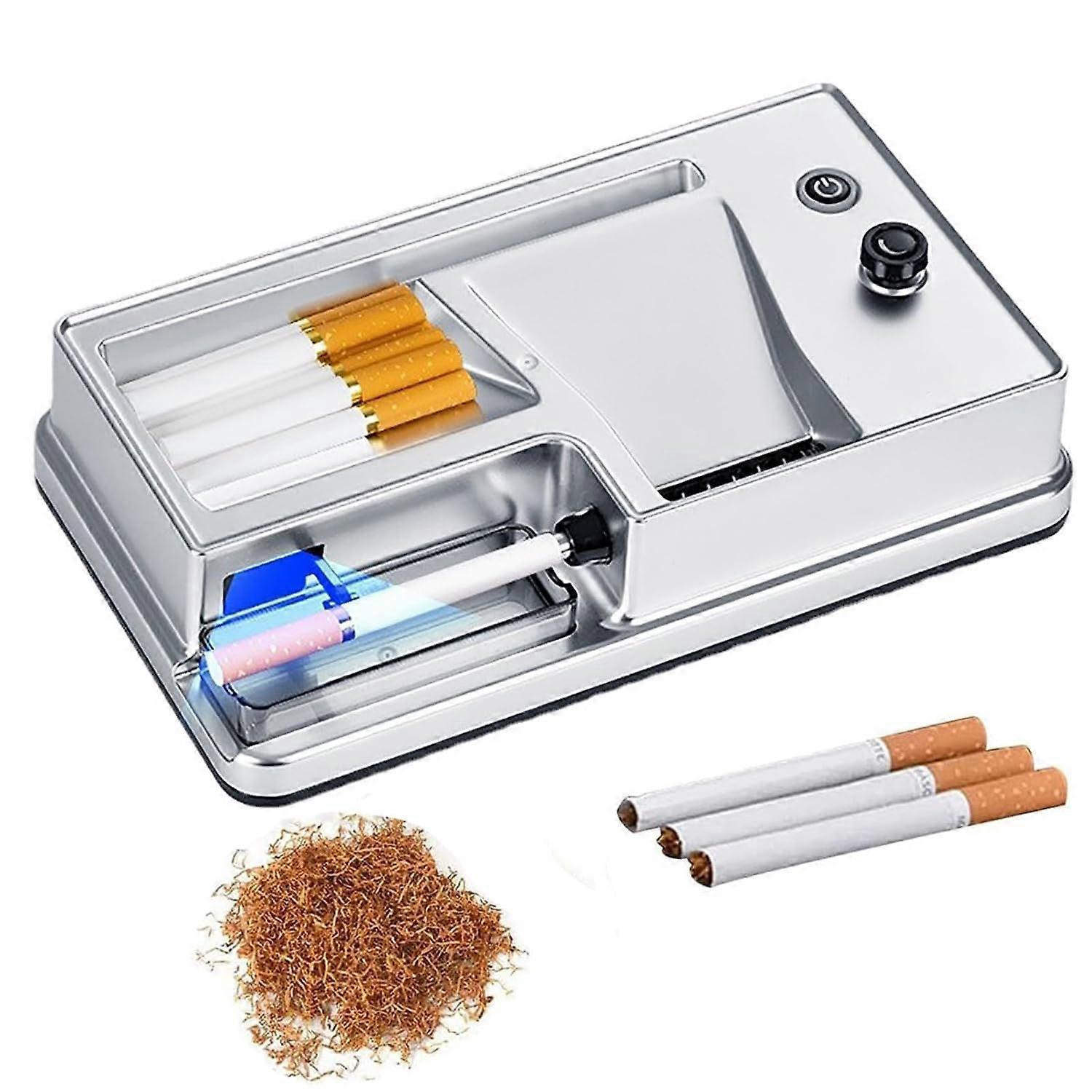 Electric Cigarette Rolling Machine with Smart Sensor, Adjustable Tightness, Dual Tube Design