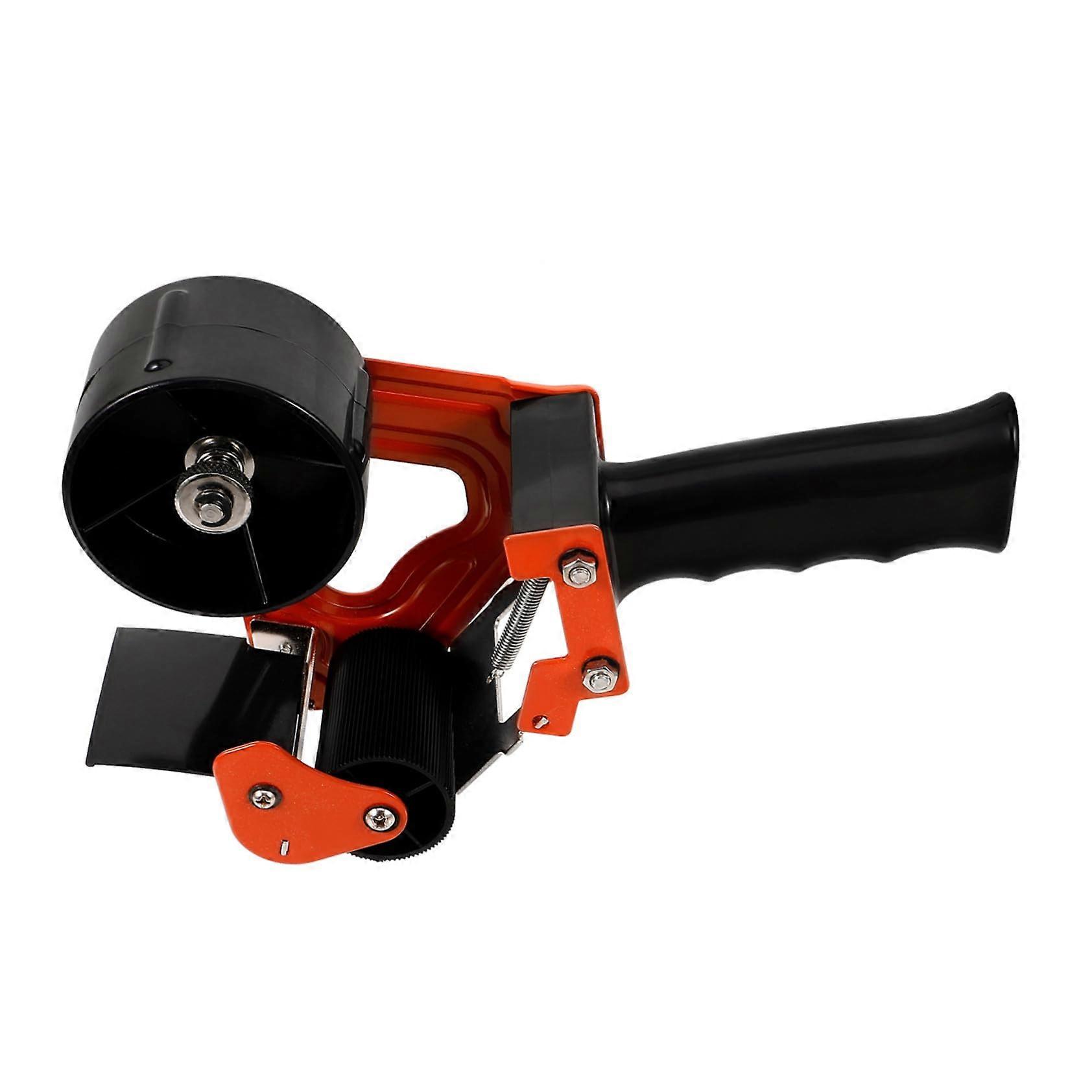 Packing Tape Dispenser with OneHand Cutting for Compact Box Sealing and