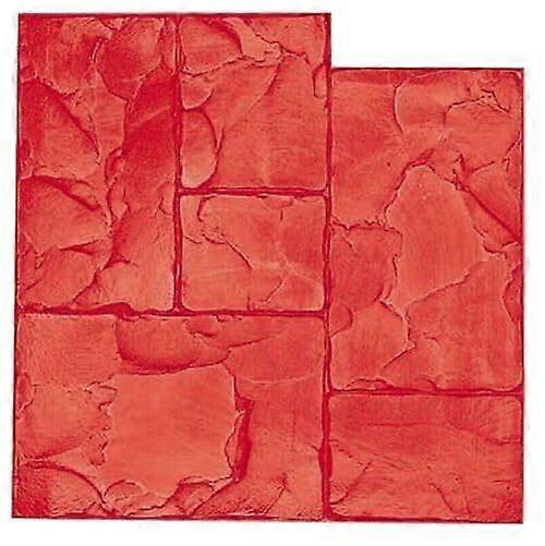 Concrete Texture Mat Ashlar Slate Floppy Stamp with Consistent Slate Pattern for Easy Replacement