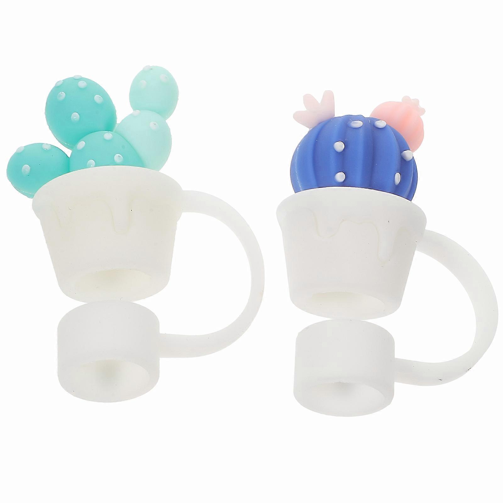 Reusable Straw Cover Caps For Everyday Friendly 2Set