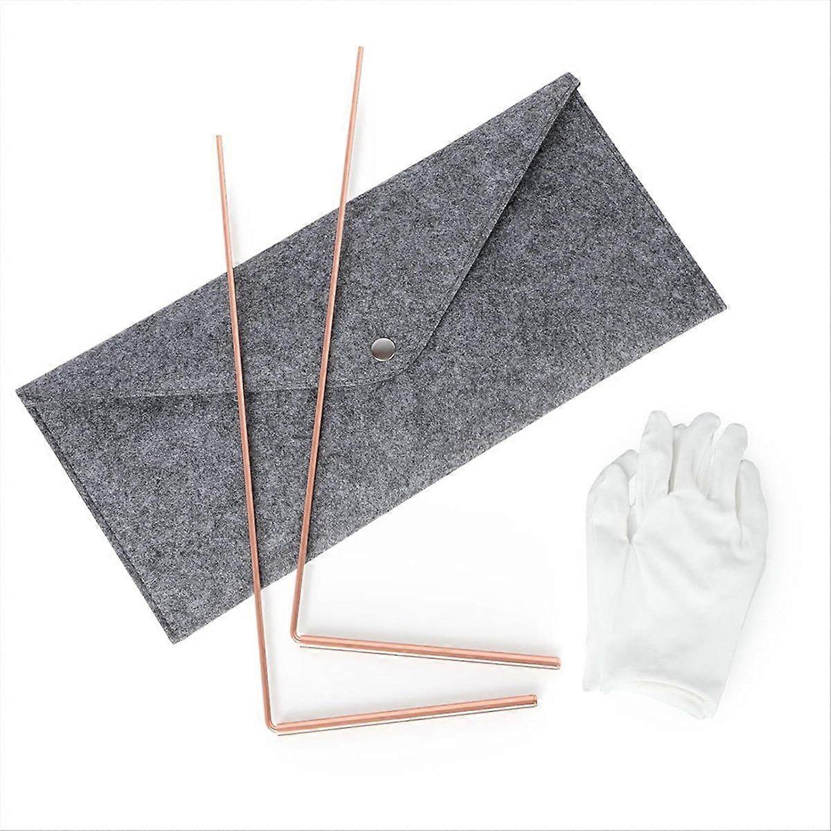 Copper Dowsing Rods Kit - 2PCS 11.8 x 5.12 Inch Divining Rods