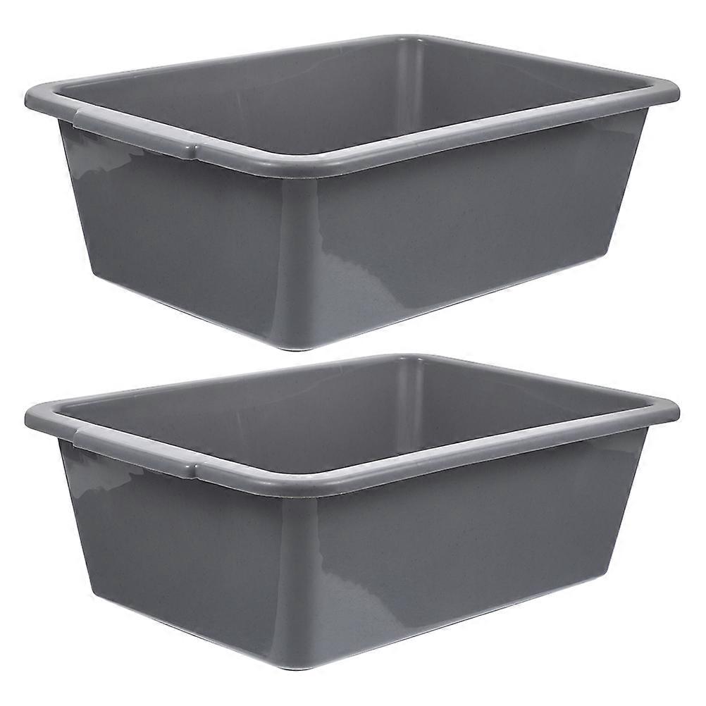 Multipurpose Commercial Plastic Utility Tote for Home 2Pcs