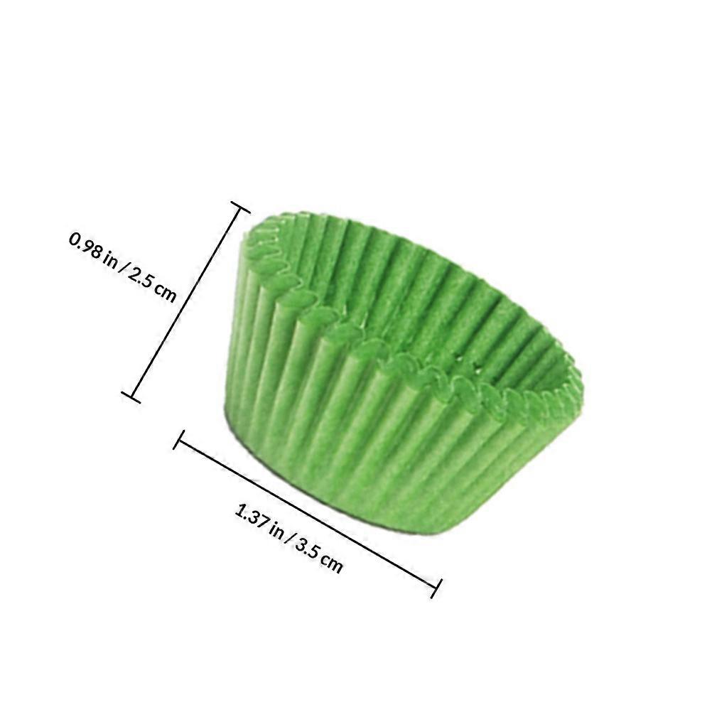 Strawberry Paper Cake Cups for Baking Holders 1000Pcs Green Practical Use