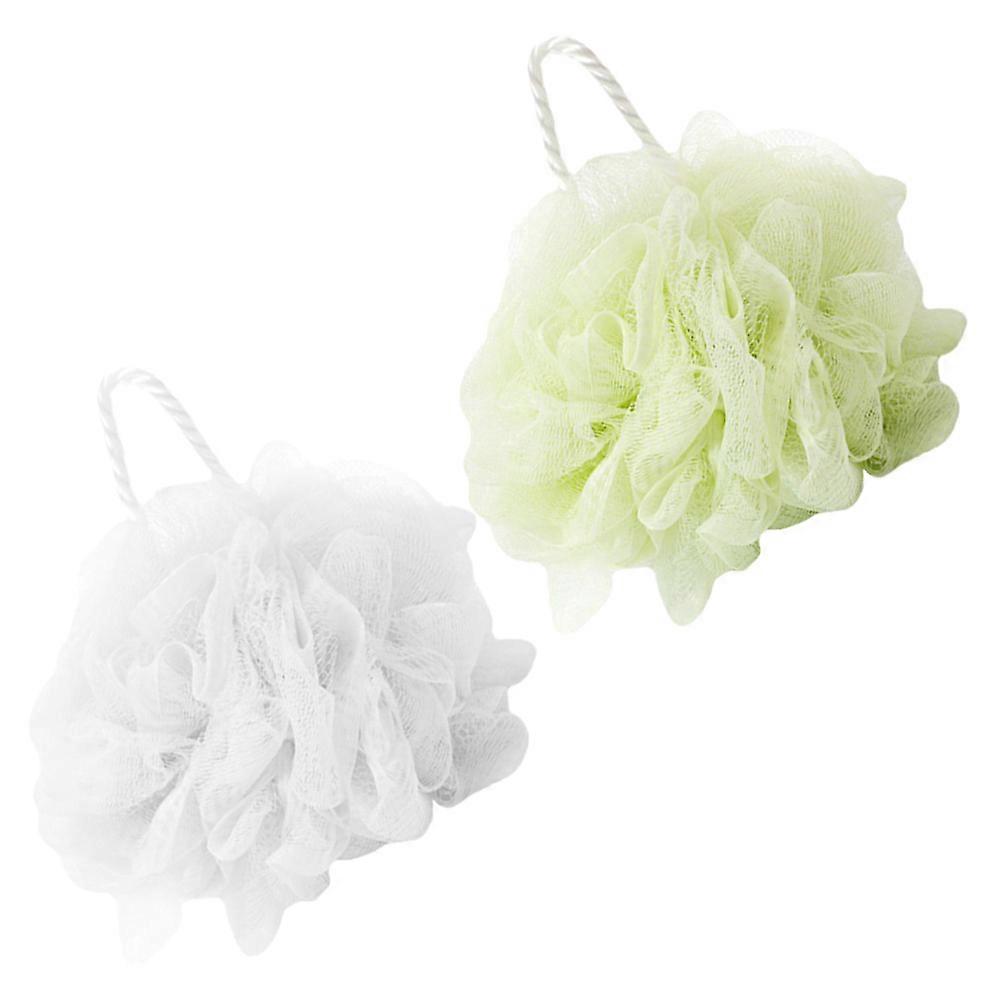 Bath Scrubbers Household Bubble Net for Bath 2Pcs Practical Design