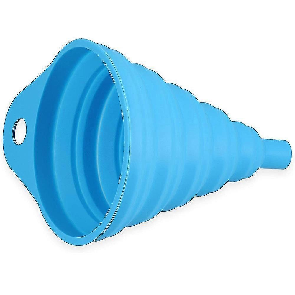 Silicone Collapsible Funnel, Foldable Liquid Transfer Funnel