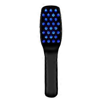 Pettine elettrico per la crescita dei capelli, massaggiatore professionale per il cuoio capelluto, terapia con luce rossa e blu, trattamento per la caduta dei capelli