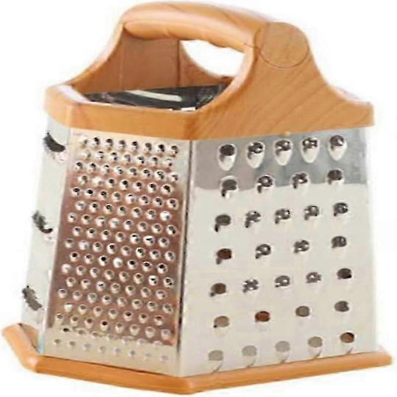 Metal kitchen grater for shredding vegetables