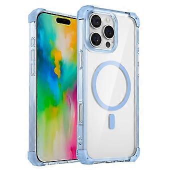 Magnetic Clear Case Shockproof Slim TPU Cover with 360° Kickstand and Anti‑Fingerprint Finish for iPhone 16 Pro Max