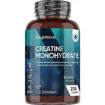 WeightWorld Creatine Monohydrate 3000mg - 270 Tablets