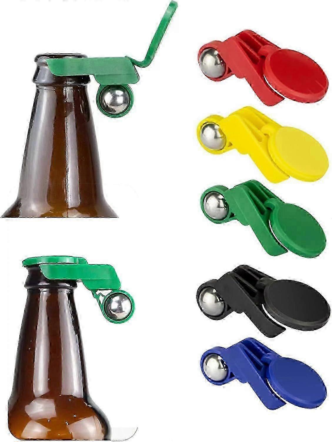 Reusable Automatic Closure Bottle Caps 5Pcs