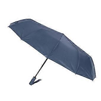 Windproof Lightweight Automatic Umbrella Portable Sunshade compatible with Men and Women in Blue