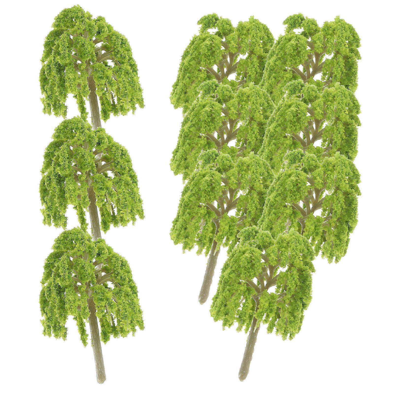 Mini Landscape Tree Model for DIY Craft Decoration 10Pcs Small Artificial Trees