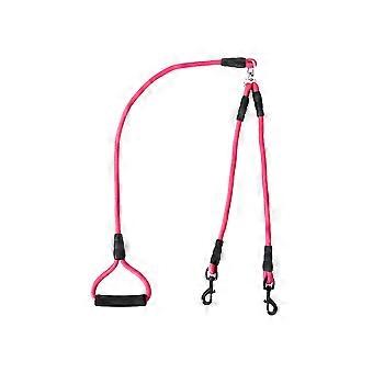 Dog Walking Leash Dicephalous Durable Heavy Duty Training Lead