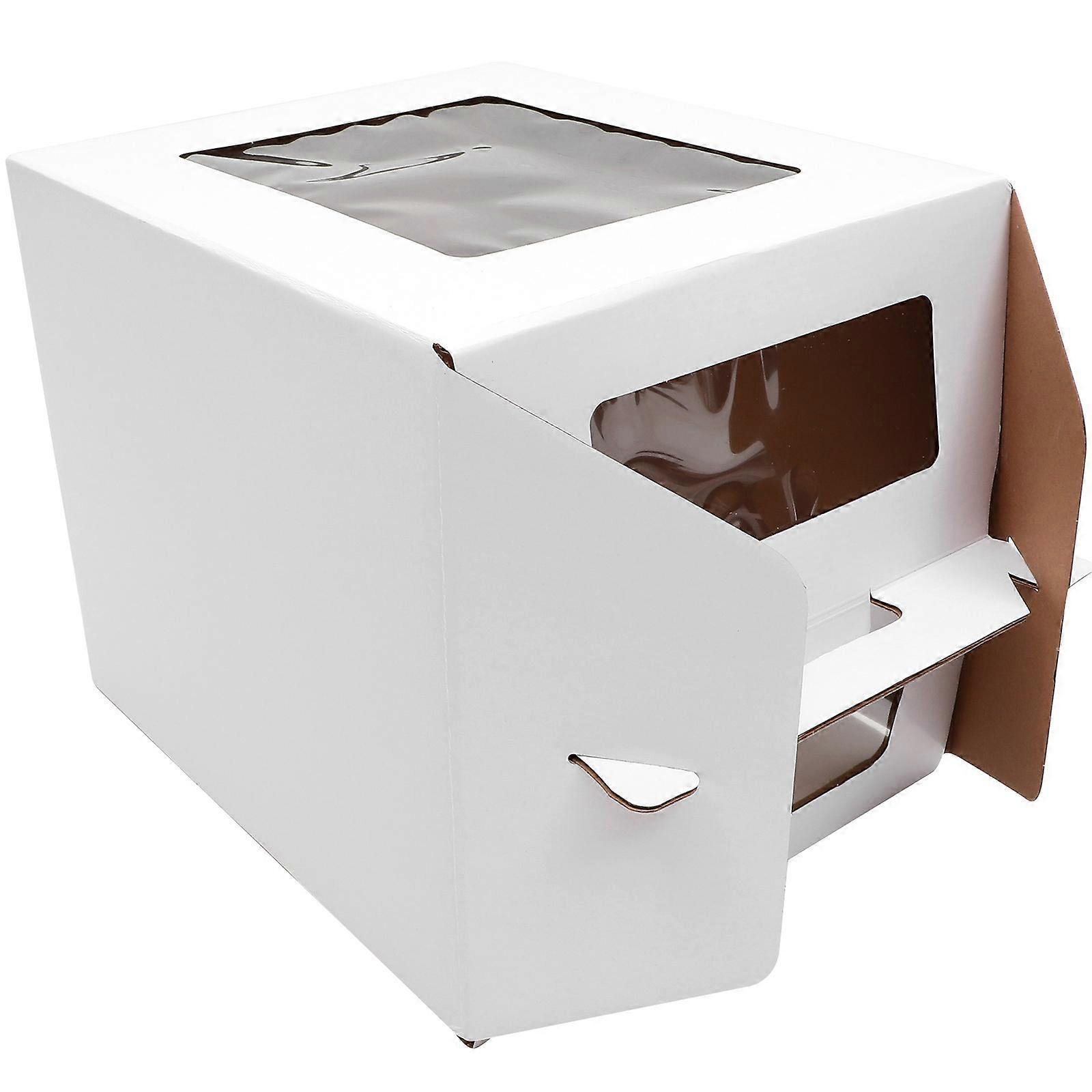Cake Box Paper Container for Cake Display and Storage
