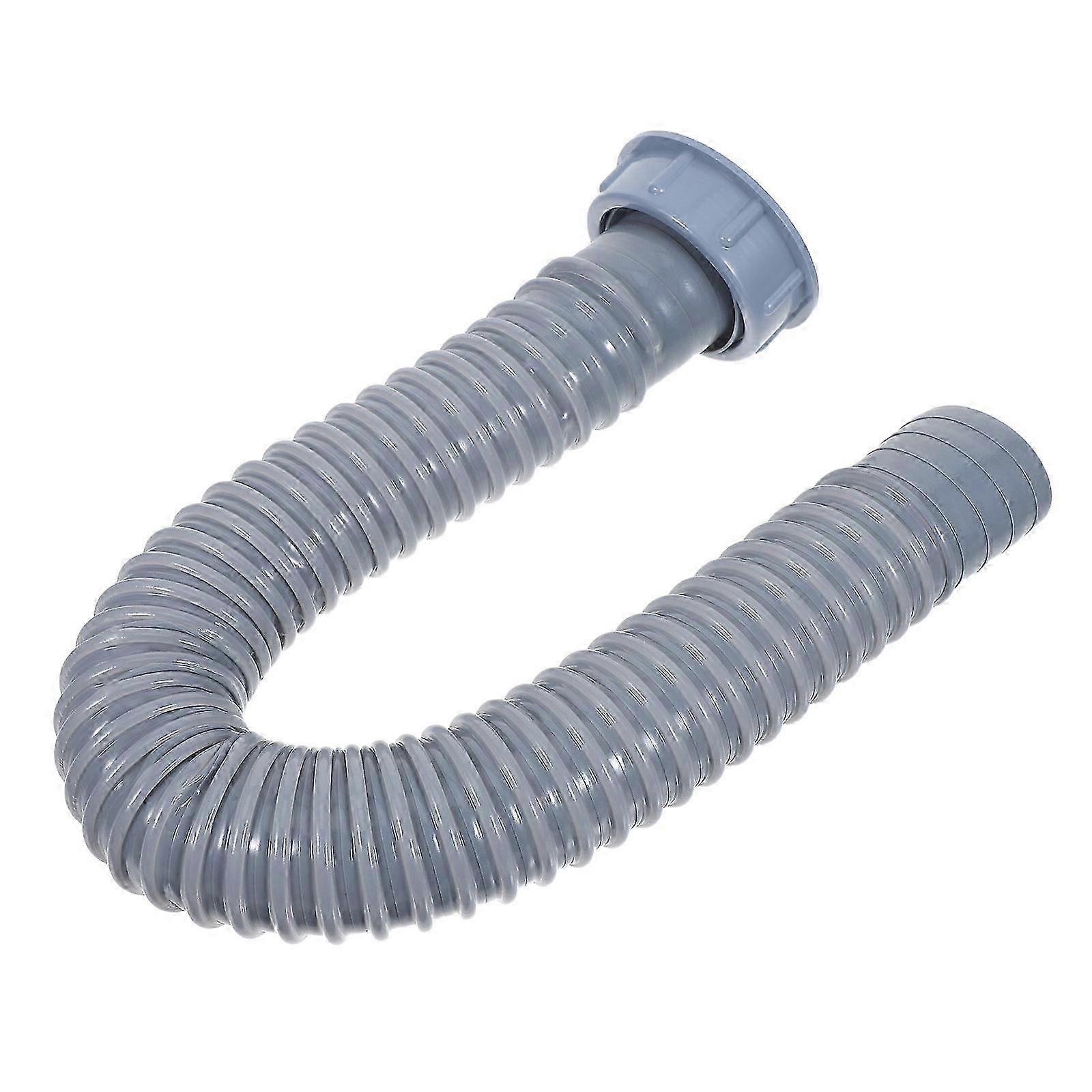 Silver Threaded Drain Pipe Flexible Drain for Washing Machine 0.5m Use