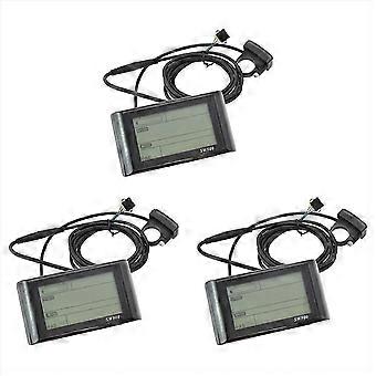 3X SW900 Ebike LCD-scherm 36V E-bike LCD-meterpaneeldisplay voor elektrische fietscomputer Ebike-toegang