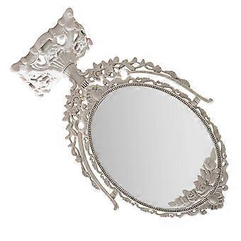 1pc Lusterko do makijażu na biurko Styl retro Relief Girl Lustro do makijażu Lustro na biurko
