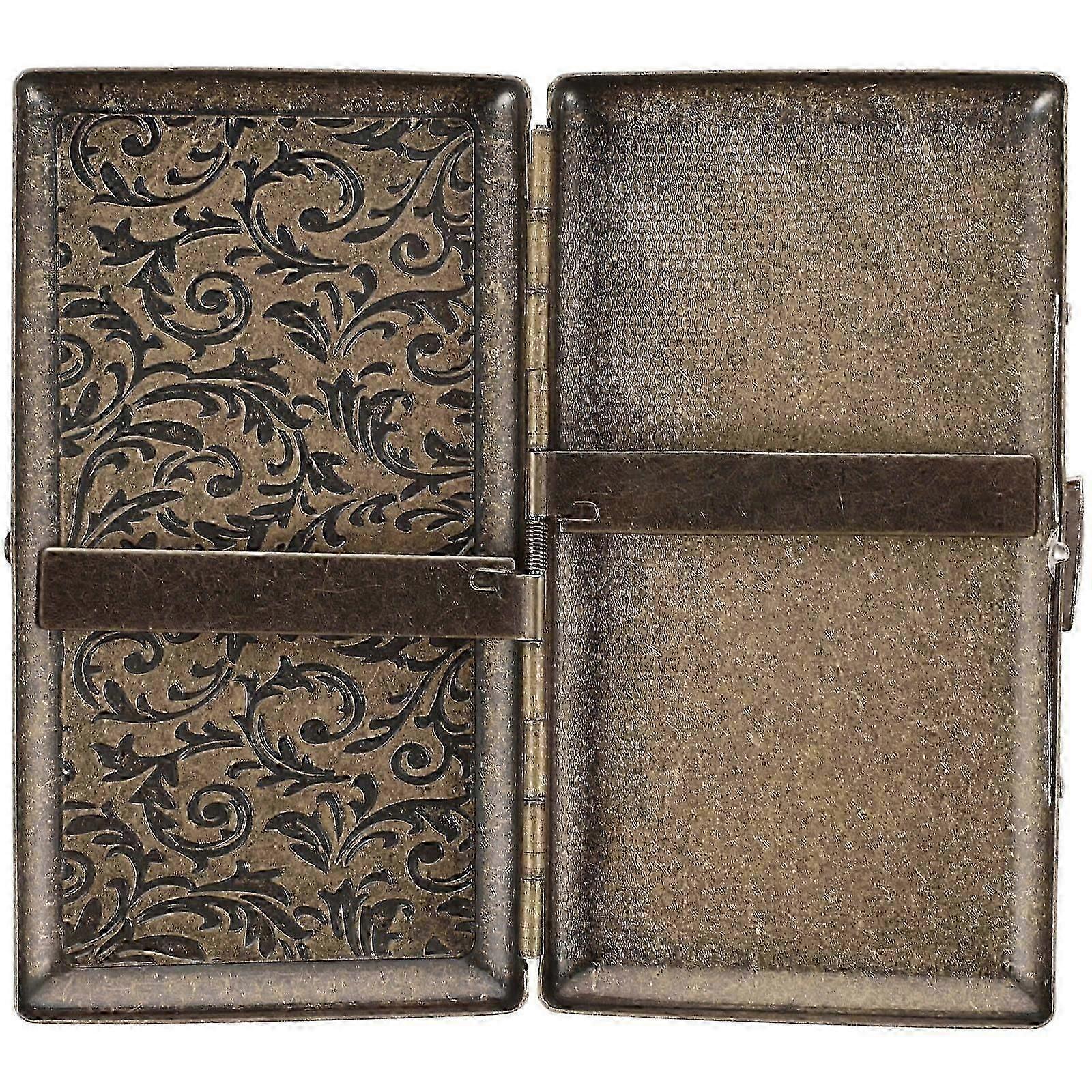 Box Retro Craft Case with Flipping Cover 1Pcs