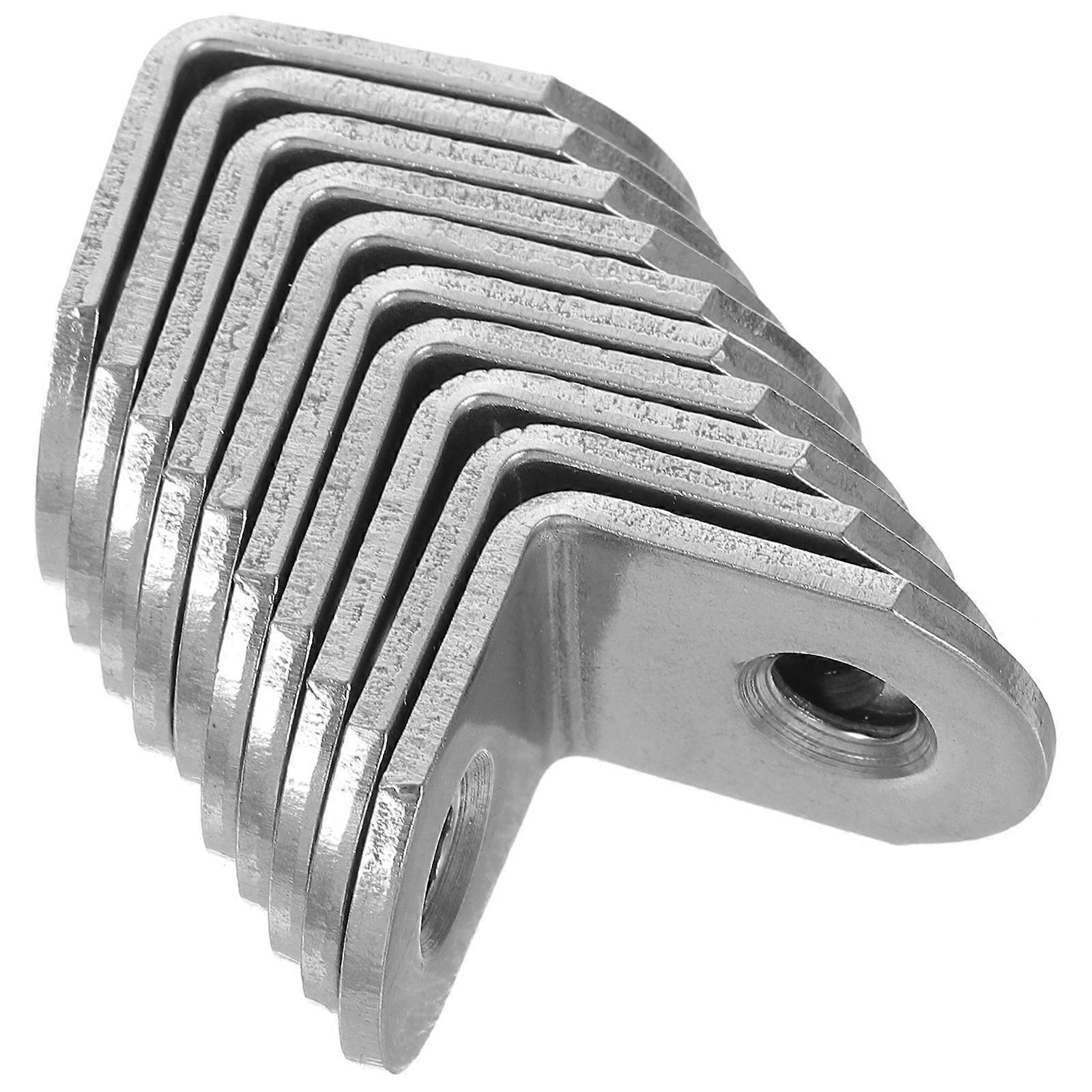 10pcs 90 Degree Corner Brace Corner Brackets Small Shelf Brackets Right Angle Brackets