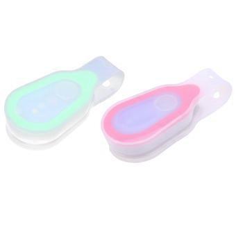 2 Stück LED-Sicherheitslicht Reflektierende Sicherheitslichter Sicherheits-LED-Licht Laufclip-Licht LED-Lauflampe