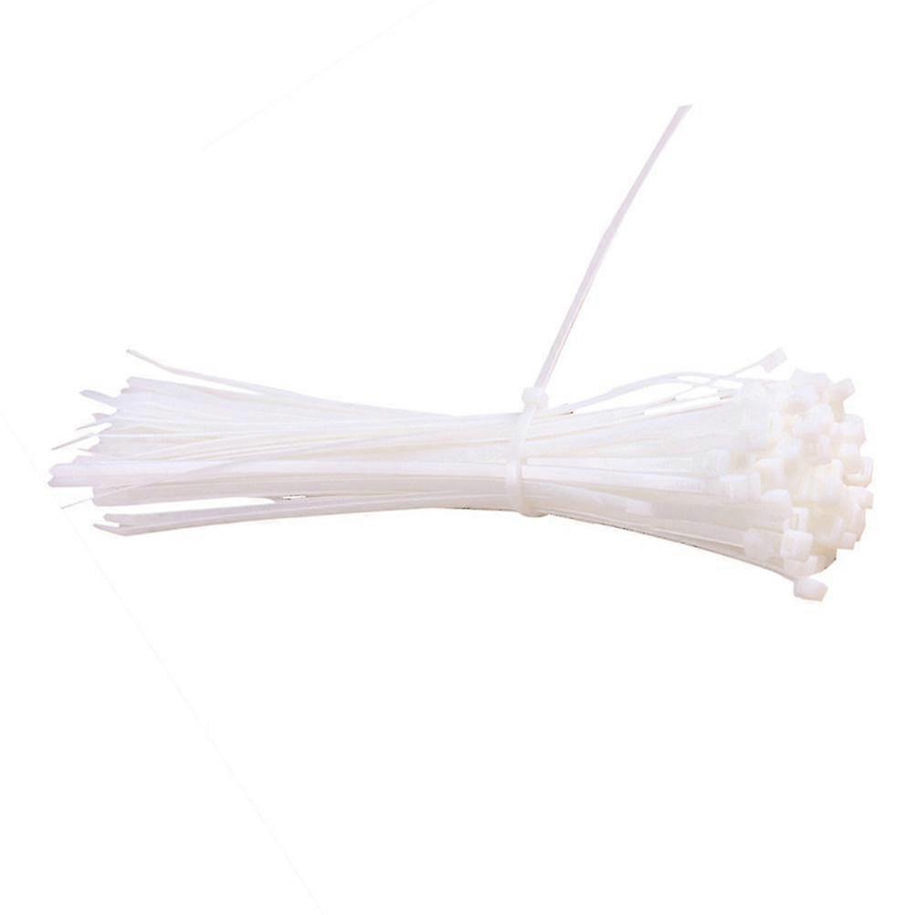 Plastic Cable Tie Nylon Self-Locking compatible withFastening Use 500Pcs White Pack