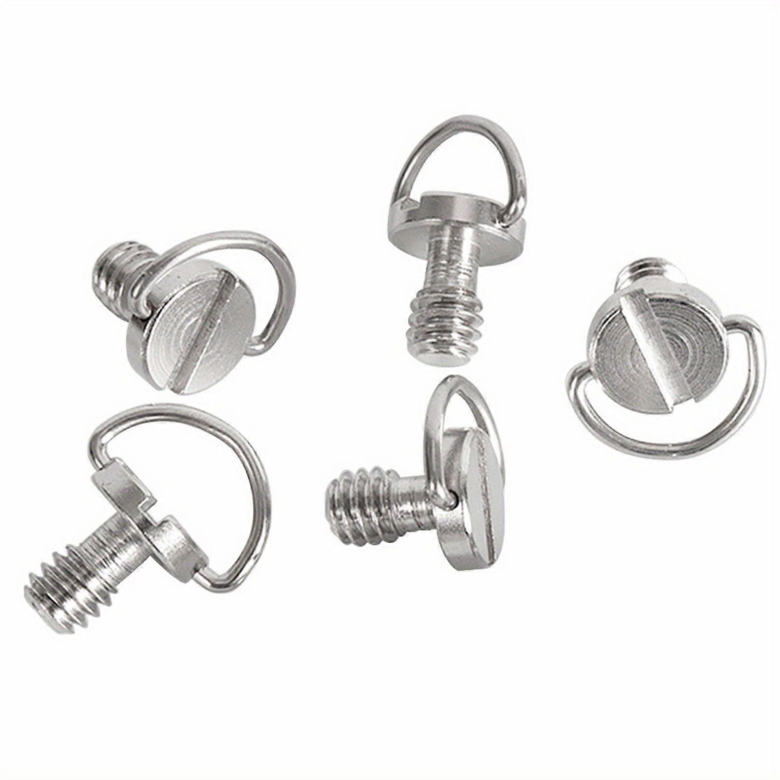 5pcs D Ring Adapter Ballhead Sturdy Universal For Tripod Camera Mount Screw