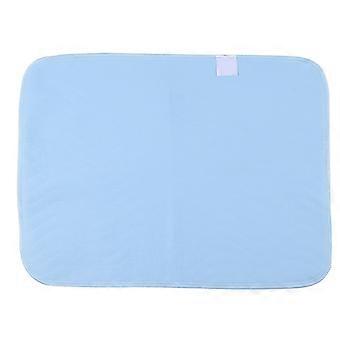 2pcs Reusable Washable Pad Absorbent Pad For Adults Blue White 45 X 60cm