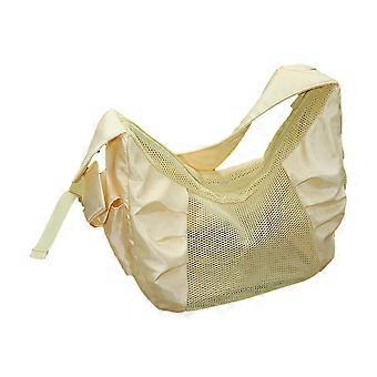 Pet Sling Carrier with Safety Tether and Breathable Mesh for Small Pets Travel and Daily Outings