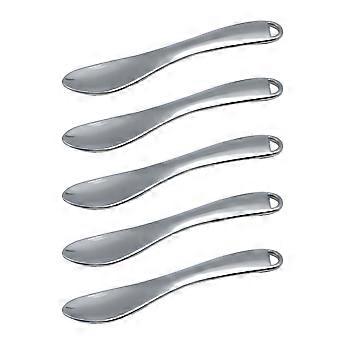 Face Cream Applicator Beauty Scoops for Daily Use 5Pcs Zinc Alloy