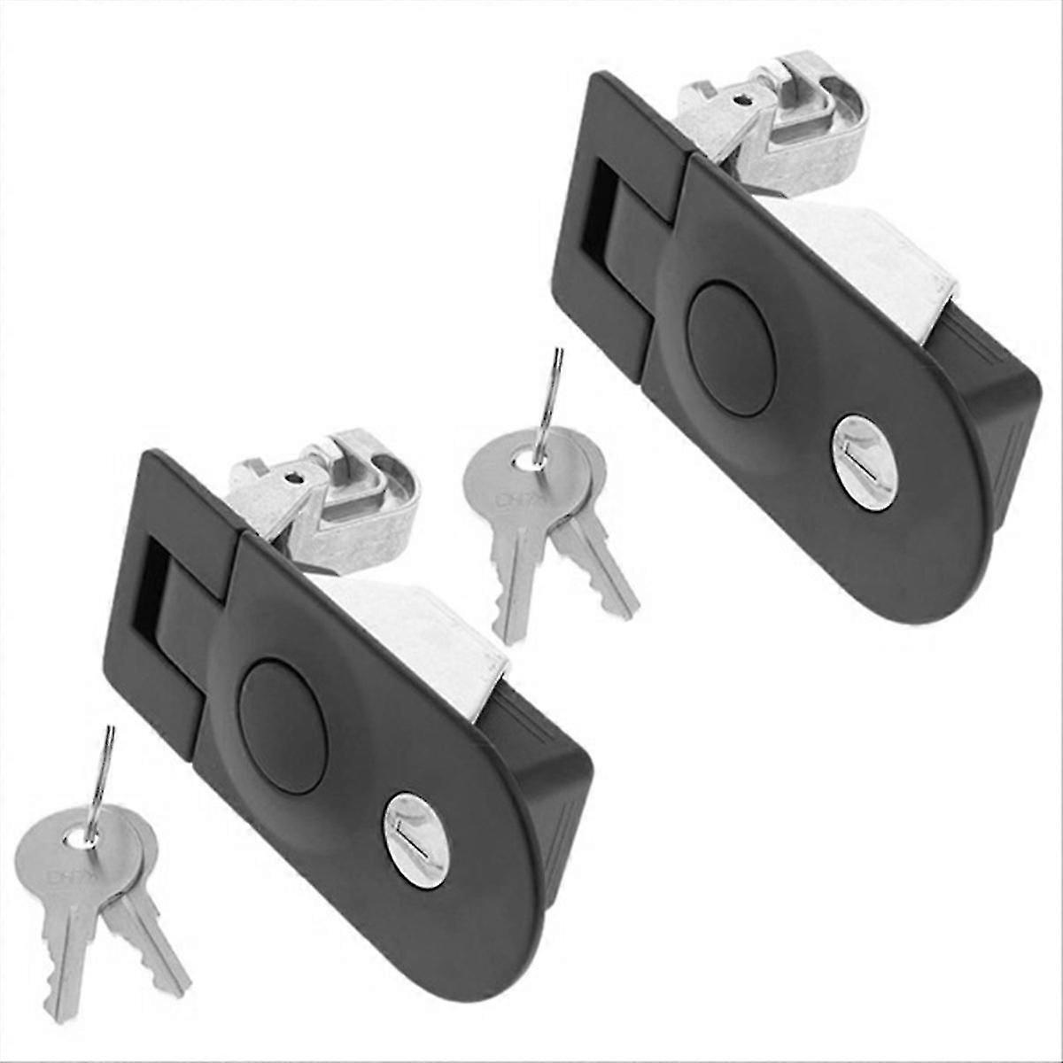 2pcs Door Lock Heavy Duty Compression Latch Lever Lock