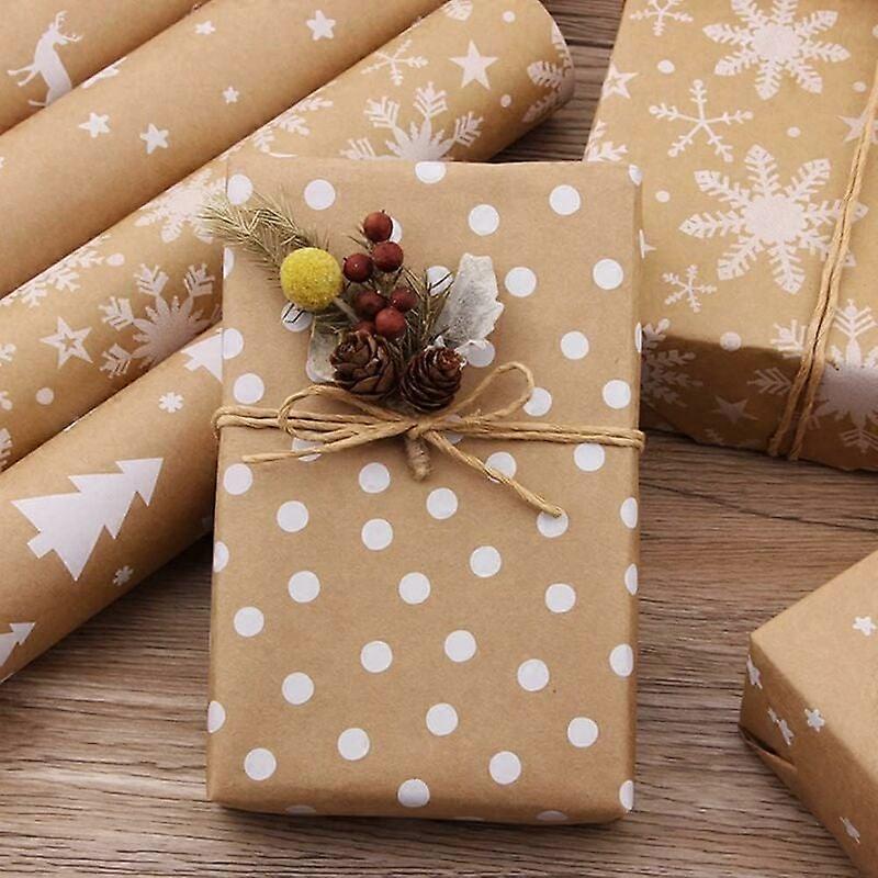 Chic Recyclable Minimalist Wrapping Paper