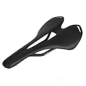 Fibra de carbono completa Mate Ultraligero al aire libre Bicicleta de montaña Bicicleta Ciclismo hueco Sillín de ciclismo Almohadilla Almohadilla Asiento3 k Mate Tamaño libre