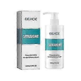 Eelhoe Protein Correction Creme para Cabelo Liso Reparação de Cabelo Alisamento Livre Creme de Nutrição Suave