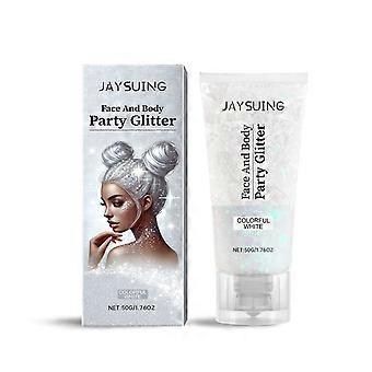 Glitter Glitter Gel, Natural Stereoscopic Body High Glitter Party Rave Multi-Color Option